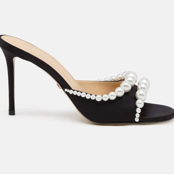 Mach & Mach SIRENE SATIN MULES - Picture 3 of 7